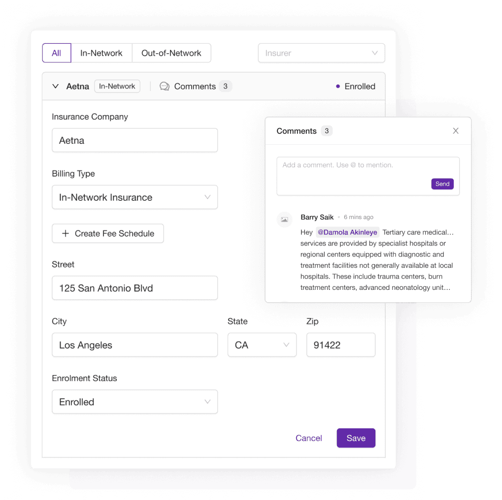 Screenshot of SoundryPM an EHR and Billing Service for Integrative Health Care Professionals