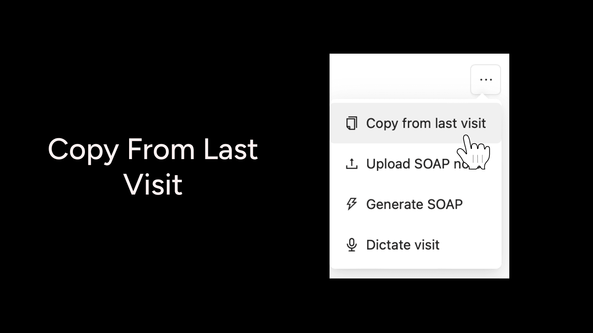Copy Last Visit